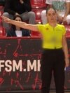 Ema Nikocevic, first international female judge in basketball, from North Macedonia