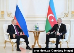 ილჰამ ალიევი და ვლადიმირ პუტინი