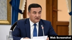 Tajikistan's First Deputy Interior Minister Abdurahmon Alamshozoda 