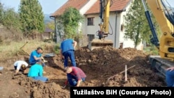 Tokom ekshumacije u Višegradu pronađeni su i ekshumirani posmrtni ostaci žrtava nestalih u proteklom ratu, 20.10.2023. Arhivska fotografija