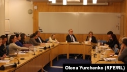Зустріч представників організацій, які надають допомогу українцям, із міністром праці Щвеції та представниками Центру зайнятості. Лютий 2023 року, Стокгольм, Швеція