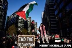 Митинг в поддержку Палестины в Лондоне, 11 ноября 2023 года