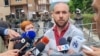 Mladen Perovic was singled out after the head of Kosovo's national journalists' association praised him on Twitter for helping reporters who were stuck in the cafe as mayhem reigned outside. 