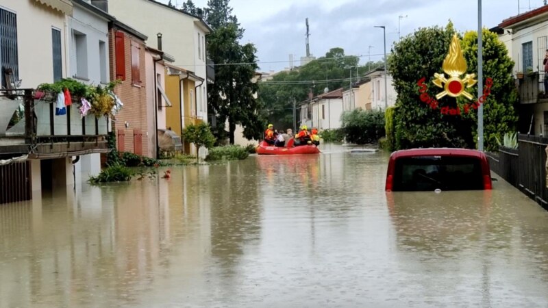 კოკისპირული წვიმების გამო ჩრდილოეთ იტალიაში ძლიერი წყალდიდობაა