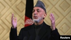 حامد کرزی رییس جمهور اسلامی افغانستان