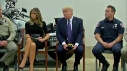 ტრამპი ლას-ვეგასში ჩავიდა მასობრივი ხოცვა-ჟლეტის შემდეგ