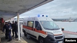 Անօդաչուի հարձակումից վնասված նավի անձնակազմի անդամները հոսպիտալացվում են, 13-ը հոկտեմբերի, 2026թ., Վառնա, Բուլղարիա