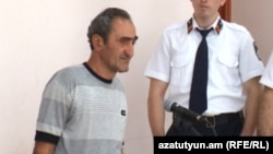 Armenia -- Serob Bozoyan, the only defendant in the balloon blast case, stands trial in Yerevan, 14Sep2012.