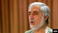 Afghan presidential candidate Abdullah Abdullah (file photo)