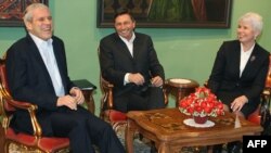 Boris Tadić, Borut Pahor i Jadranka Kosor u Ptuju 5. marta 2010.