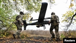 Ուկրաինացի զինվորներն անօդաչուն պատրաստում են թռիչքի, Զապորոժիե, Ուկրաինա, 16-ը հոկտեմբերի, 2026թ.