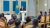 Касым-Жомарт Токаев выступает в день подписания нескольких законов. Астана, 5 ноября 2022 года