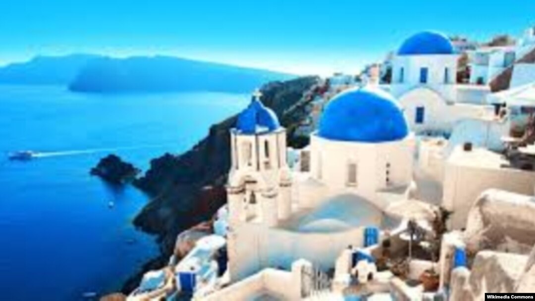 Santorini u Grčkoj 