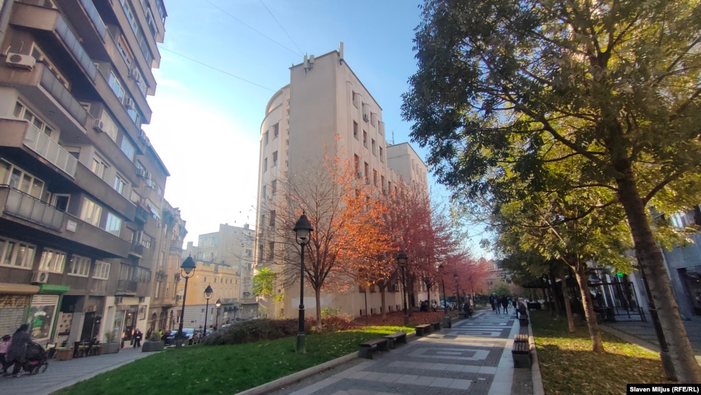 Ndërtesa në qendër të Beogradit, ku ndodhet selia e Termocentraleve të Kosovës.