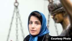 Nasrin Sotoudeh Iranian lawyer and rights activist activist.