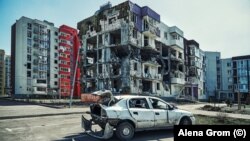 Разрушенный дом в Киеве. Иллюстративное фото. 