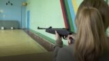 shooting practice in a youth center