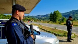 Policë të Kosovës në veri të Kosovës. 1 gusht 2022
