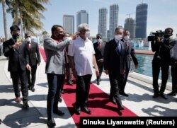 بازدید وزیر خارجه چین از سری‌لانکا در دی ماه سال گذشته