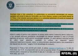 Răspunsul Ministerului Investițiilor și Fondurilor Europene la cererea Europei Libere.