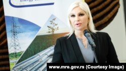 Zorana Mihajlović, ministarka rudarstva i energetike u Vladi Srbije.