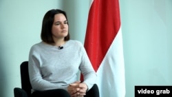 Лидер белорусской оппозиции Светлана Тихановская 