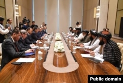 Өзбекстан және Ауғанстан сыртқы істер министрлерінің кездесуі. Ташкент, 26 шілде 2022 жыл.