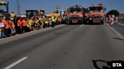  Протест на пътни компании в Бургас на 27 юли 2022 