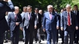 Встреча глав государств стран Центральной Азии в Чолпон-Ате (Кыргызстан). Июль 2022 года