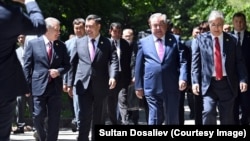 Саммит глав государств Центральной Азии. Чолпон-Ата, Кыргызстан. 20 июля 2022 года. 
