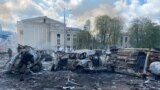 Ukraine -- Russian rockets hit centre of Vinnytsia, July 14th, 2022