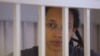 U.S. basketball player Brittney Griner inside a defendants' cage during the reading of the court's verdict in Khimki outside Moscow on August 4. 