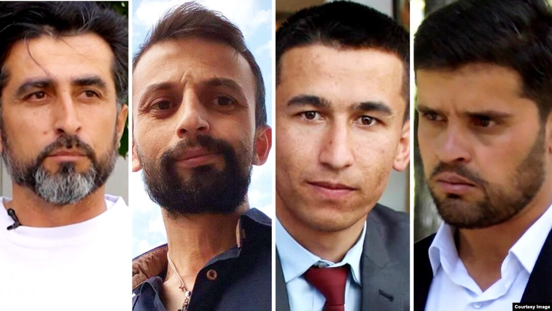 (Left to right) Abdusattor Pirmukhamadzoda, Daler Imomali, Abdullo Ghurbati, and Zavqibek Saidamini (combo photo)
