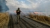 Ukraine has lost millions of tons of crops due to Russian bombing, shelling, and the resulting fires. (file photo)