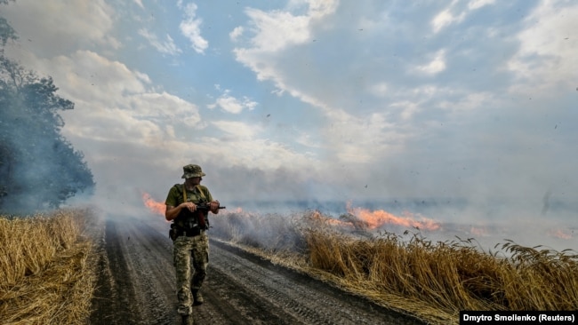Gruri ukrainas digjet në kohën e krizës ushqimore