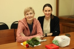Наталья Резонтова и ее защитница Марина Чуфарина