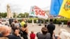 Protest al simpatizanților partidului Șor la Orhei