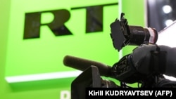 Logoja e kompanisë ruse, RT.