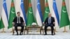  Встреча Президента Узбекистана с Президентом Туркменистана. Ташкент, 14 июля 2022 г.