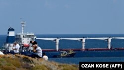 Inspekcija na prvom brodu sa ukrajinskim žitaricama "Razoni" u okviru postignutog sporazuma Rusije i Ukrajine o izvozu žitarica, Istanbul, 3. avgust 2022. 
