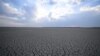 The dry bed of Amara Lake in Romania, which has been suffering from extreme heat and a lack of rainfall.&nbsp;