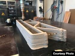 Пробныя тэсты 3D друку для ўзвядзеньня будынку крэматорыя
