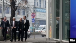 Deputeti Artan Grubi dhe lideri i BDI-së, Ali Ahmeti 