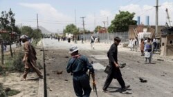 ساحه یکه توت محلی که در آن حمله انتحاری امروز صورت گرفت. May 31, 2019