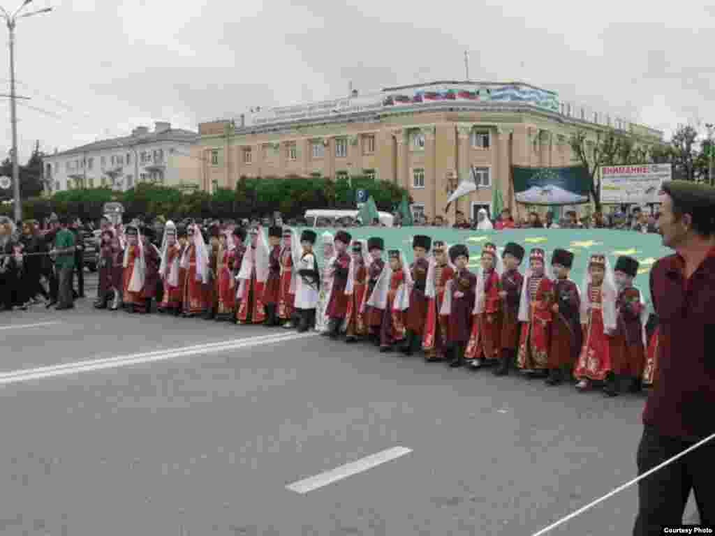 Caucasus -- 150 years of the Caucasian War, Day of Memory in Nalchik, Kabardino-Balkar Republic, 21May2014