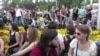 WATCH: Opposition Protests Outside Macedonia's Parliament On May 6 (natural sound, no subtitles)