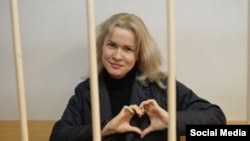 Марія Пономаренко під час судового засідання