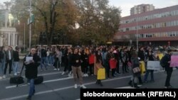 Студентски протест во Скопје за подобар студентски стандард - 14.11.2022 