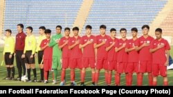 اعضای تیم تیم فوتبال نوجوانان زیر ۱۴ سال افغانستان