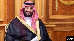 Saudijski prestolonaslednik Mohamed bin Salman na ceremoniji polaganja zakletve pošto je imenovan za premijera, Džeda, 27. septembar 2022.